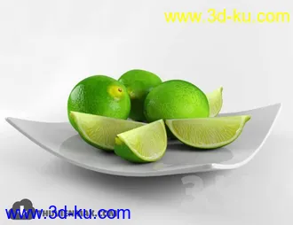 水果和蔬菜模型合集,木瓜,李果,苹果,梨子,水蜜桃,樱桃,柠檬,香蕉,草莓,玉米,芹菜等模型的图片