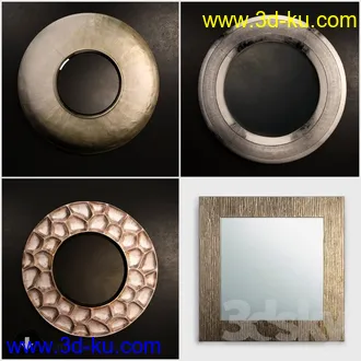 现代镜子模型合集的图片