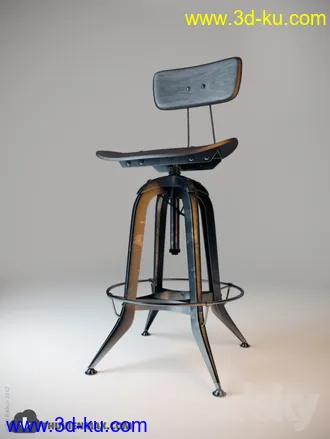 酒吧凳子模型合集,长腿凳,吧台凳等模型的图片
