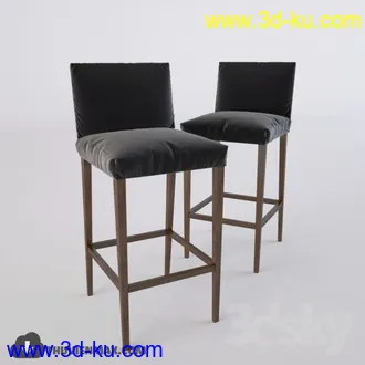 酒吧凳子模型合集,长腿凳,吧台凳等模型的图片
