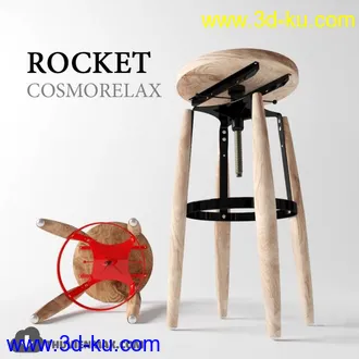 酒吧凳子模型合集,长腿凳,吧台凳等模型的图片