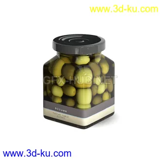 厨房用品,油盐酱醋,保鲜袋,平底锅,锅盆,盛具,酒架,勺子,称,电子称,烤箱等模型的图片18
