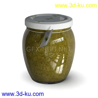 厨房用品,油盐酱醋,保鲜袋,平底锅,锅盆,盛具,酒架,勺子,称,电子称,烤箱等模型的图片20