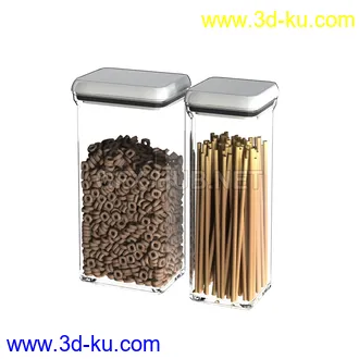 厨房用品,油盐酱醋,保鲜袋,平底锅,锅盆,盛具,酒架,勺子,称,电子称,烤箱等模型的图片23