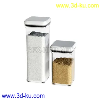 厨房用品,油盐酱醋,保鲜袋,平底锅,锅盆,盛具,酒架,勺子,称,电子称,烤箱等模型的图片25