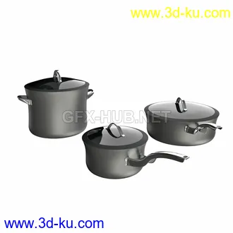 厨房用品,油盐酱醋,保鲜袋,平底锅,锅盆,盛具,酒架,勺子,称,电子称,烤箱等模型的图片32