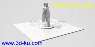 花园场景,草坪,园艺,园林景观,草地,树桩,假山,小水池,石头,岩石,欧式亭子等模型合集的图片10