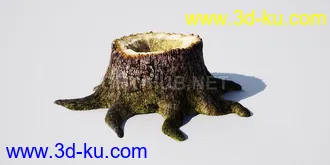 花园场景,草坪,园艺,园林景观,草地,树桩,假山,小水池,石头,岩石,欧式亭子等模型合集的图片28