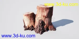 花园场景,草坪,园艺,园林景观,草地,树桩,假山,小水池,石头,岩石,欧式亭子等模型合集的图片29