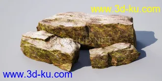 花园场景,草坪,园艺,园林景观,草地,树桩,假山,小水池,石头,岩石,欧式亭子等模型合集的图片33