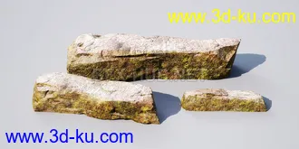 花园场景,草坪,园艺,园林景观,草地,树桩,假山,小水池,石头,岩石,欧式亭子等模型合集的图片52