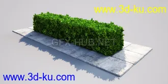 花园场景,草坪,园艺,园林景观,草地,树桩,假山,小水池,石头,岩石,欧式亭子等模型合集的图片53
