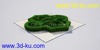 花园场景,草坪,园艺,园林景观,草地,树桩,假山,小水池,石头,岩石,欧式亭子等模型合集的图片77
