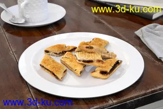 面包,蛋糕,甜点,披萨,热狗,三明治,汉堡包,卷饼,炸鸡,香肠,鱼干,饼干等食物模型合集的图片