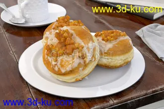 面包,蛋糕,甜点,披萨,热狗,三明治,汉堡包,卷饼,炸鸡,香肠,鱼干,饼干等食物模型合集的图片