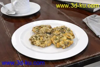 面包,蛋糕,甜点,披萨,热狗,三明治,汉堡包,卷饼,炸鸡,香肠,鱼干,饼干等食物模型合集的图片