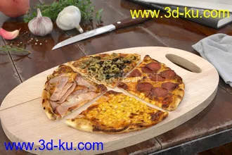 面包,蛋糕,甜点,披萨,热狗,三明治,汉堡包,卷饼,炸鸡,香肠,鱼干,饼干等食物模型合集的图片