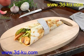 面包,蛋糕,甜点,披萨,热狗,三明治,汉堡包,卷饼,炸鸡,香肠,鱼干,饼干等食物模型合集的图片