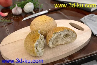 面包,蛋糕,甜点,披萨,热狗,三明治,汉堡包,卷饼,炸鸡,香肠,鱼干,饼干等食物模型合集的图片