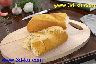 面包,蛋糕,甜点,披萨,热狗,三明治,汉堡包,卷饼,炸鸡,香肠,鱼干,饼干等食物模型合集的图片