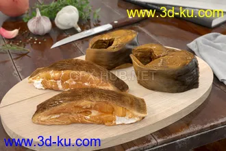 面包,蛋糕,甜点,披萨,热狗,三明治,汉堡包,卷饼,炸鸡,香肠,鱼干,饼干等食物模型合集的图片