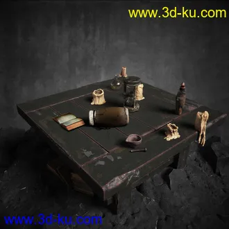 游戏道具,魔幻道具,法宝,奇异物品等模型合集的图片