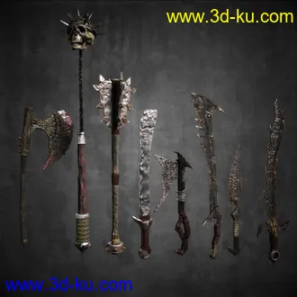 游戏道具,魔幻道具,法宝,奇异物品等模型合集的图片