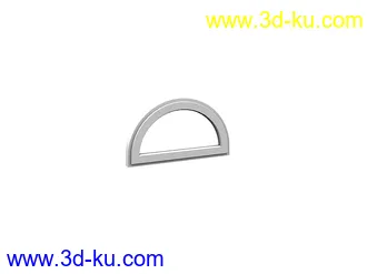 窗户模型,窗框模型合集共35个的图片