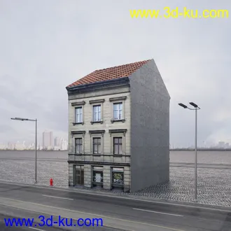 欧式建筑,楼房,公寓,大楼,大厦,等建筑模型合集的图片2