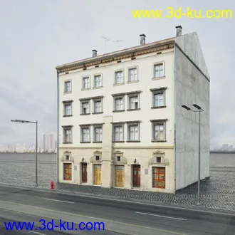 欧式建筑,楼房,公寓,大楼,大厦,等建筑模型合集的图片3