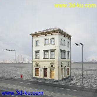 欧式建筑,楼房,公寓,大楼,大厦,等建筑模型合集的图片6