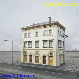 欧式建筑,楼房,公寓,大楼,大厦,等建筑模型合集的图片