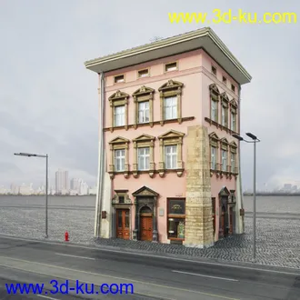 欧式建筑,楼房,公寓,大楼,大厦,等建筑模型合集的图片11