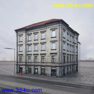 欧式建筑,楼房,公寓,大楼,大厦,等建筑模型合集的图片