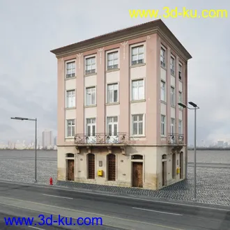 欧式建筑,楼房,公寓,大楼,大厦,等建筑模型合集的图片