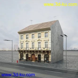 欧式建筑,楼房,公寓,大楼,大厦,等建筑模型合集的图片19