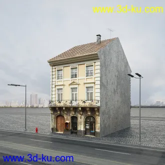 欧式建筑,楼房,公寓,大楼,大厦,等建筑模型合集的图片