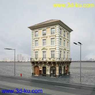 欧式建筑,楼房,公寓,大楼,大厦,等建筑模型合集的图片