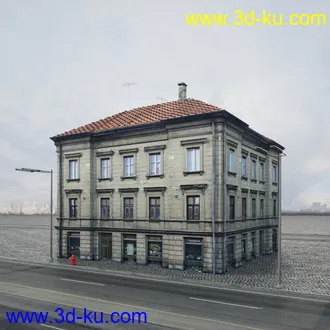 欧式建筑,楼房,公寓,大楼,大厦,等建筑模型合集的图片24