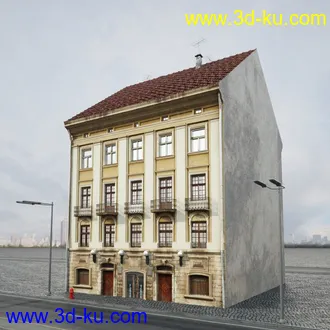 欧式建筑,楼房,公寓,大楼,大厦,等建筑模型合集的图片