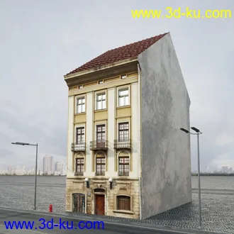 欧式建筑,楼房,公寓,大楼,大厦,等建筑模型合集的图片26