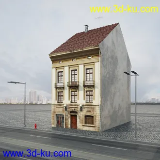 欧式建筑,楼房,公寓,大楼,大厦,等建筑模型合集的图片27