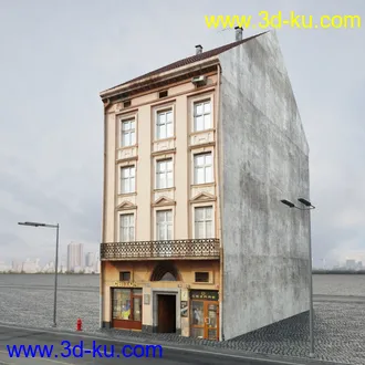 欧式建筑,楼房,公寓,大楼,大厦,等建筑模型合集的图片30