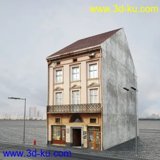 欧式建筑,楼房,公寓,大楼,大厦,等建筑模型合集的图片