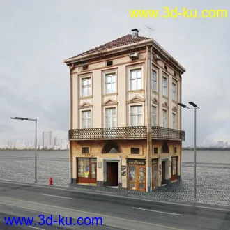 欧式建筑,楼房,公寓,大楼,大厦,等建筑模型合集的图片