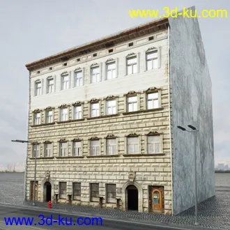 欧式建筑,楼房,公寓,大楼,大厦,等建筑模型合集的图片34