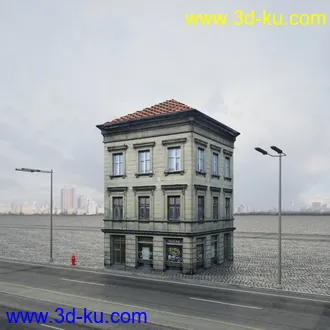 欧式建筑,楼房,公寓,大楼,大厦,等建筑模型合集的图片35
