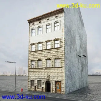 欧式建筑,楼房,公寓,大楼,大厦,等建筑模型合集的图片36