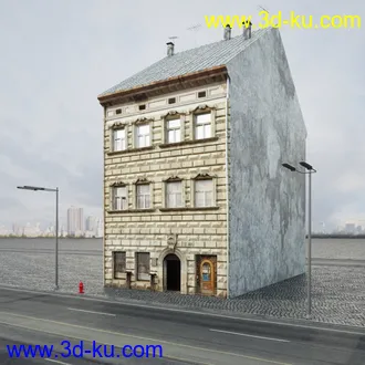 欧式建筑,楼房,公寓,大楼,大厦,等建筑模型合集的图片