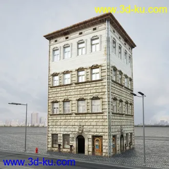 欧式建筑,楼房,公寓,大楼,大厦,等建筑模型合集的图片